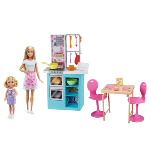 Barbie Baking Kitchen Dolls and Accessories Playset