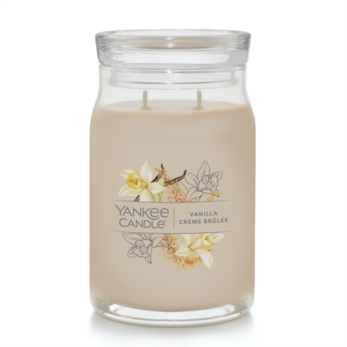 Yankee Candle Vanilla Creme Brulee 20-oz. Signature Large Candle Jar