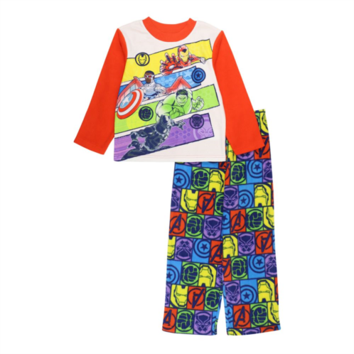 Marvel Boys 4-10 The Avengers Calling All Heroes 2-Piece Pajama Set
