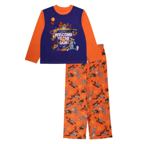 Licensed Character Boys 4-10 Space Jam Come Together 2-Piece Pajama Set