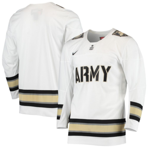 Nitro USA Mens Nike White Army Black Knights Replica Hockey Jersey