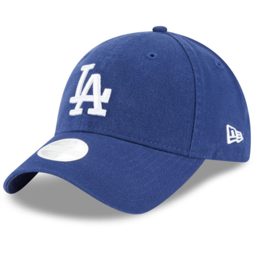 Womens New Era Royal Los Angeles Dodgers Team Logo Core Classic 9TWENTY Adjustable Hat