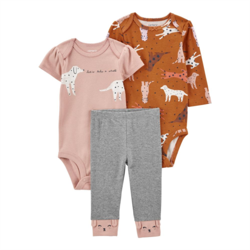 Baby Carters 3-Piece Dalmatian Bodysuits & Pant Set