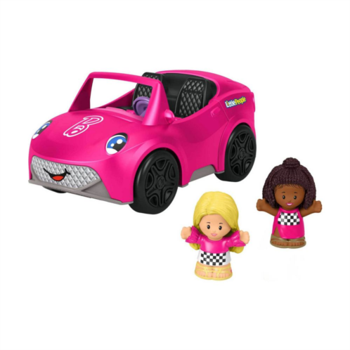 Fisher-Price Barbie Convertible Car Toy and 2 Figures by Little People