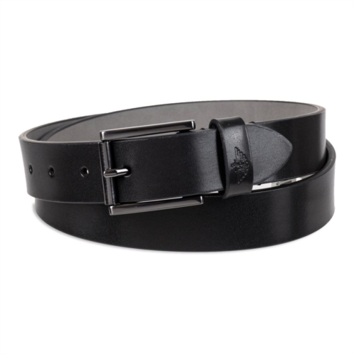 Mens Dockers Leather Dress Belt with Roller Bar Buckle in Regular and Big & Tall