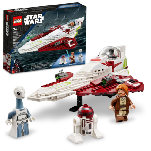 LEGO Star Wars Obi-Wan Kenobis Jedi Starfighter 75333 Building Kit (282 Pieces)