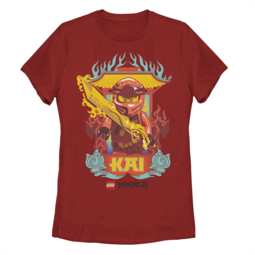 Licensed Character Juniors Lego: Ninjago Kai Master Element Of Fire Graphic Tee
