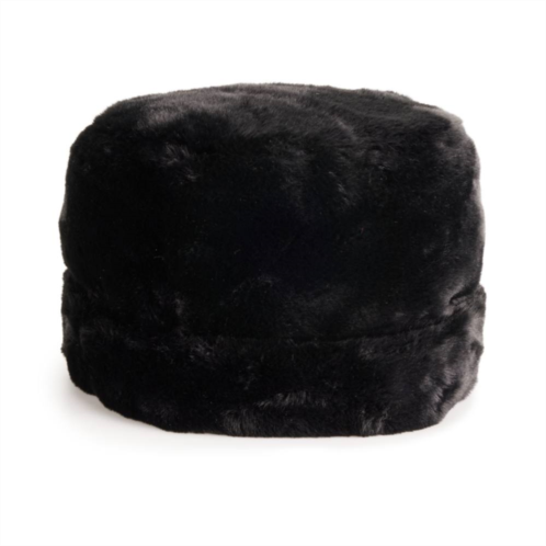 Womens Nine West Faux Fur Cuffed Cloche Hat