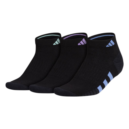 Womens adidas Cushioned 3.0 3-Pack Low Cut Socks