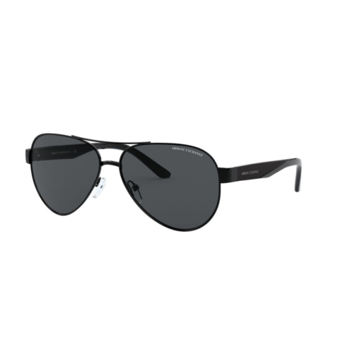 Mens Armani Exchange AX2034S Pilot 59mm Sunglasses