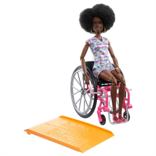 Barbie Fashionista Doll With Wheelchair & Ramp