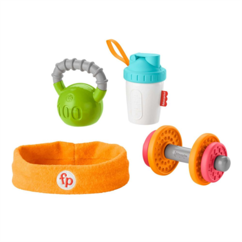 Fisher-Price 4 Piece Baby Biceps Gym Teething & Rattle Toys