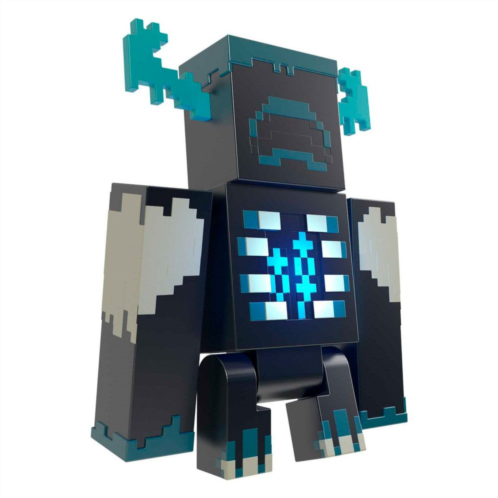 Mattel Minecraft Toys Warden Figure With Lights, Sounds & Accessories