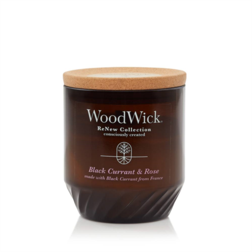 WoodWick ReNew Black Currant & Rose Medium Jar Candle