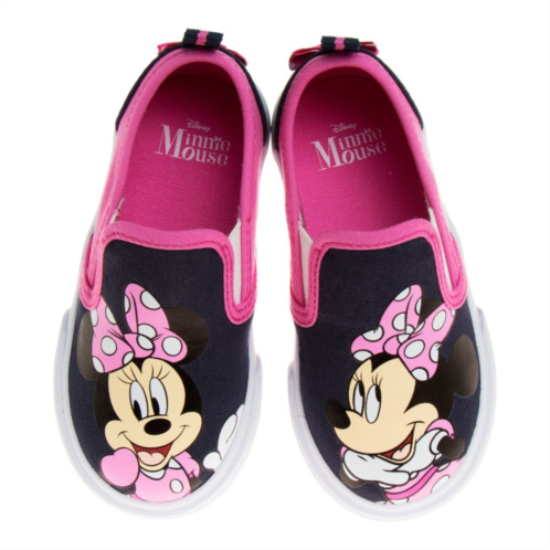 Disneys Minnie Mouse Girls Slip-On Shoes