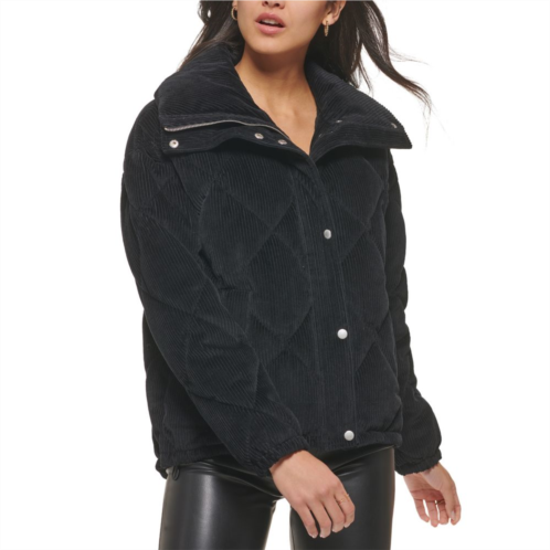 Womens Levis Corduroy Quilted Puffer Jacket