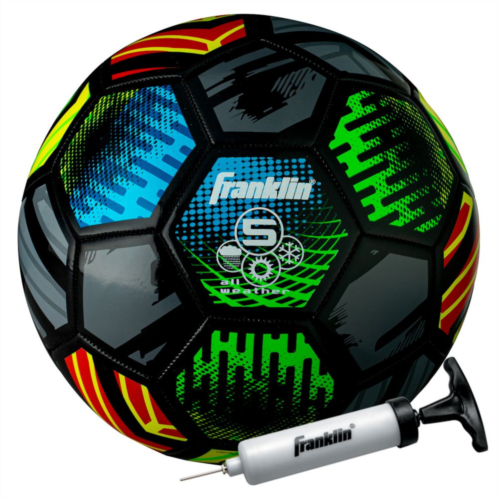 Franklin Sports MYSTIC Official Size 5 Soccer Ball with Air Pump Included