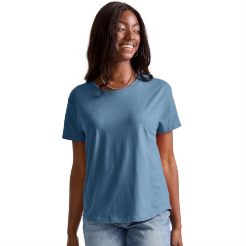 Womens Hanes Originals Relaxed Fit Cotton Tee