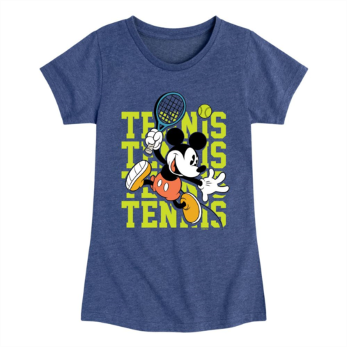 Licensed Character Disneys Mickey Mouse Girls 7-16 Mickey Tennis Graphic Tee