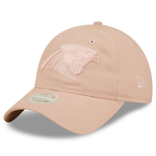 Womens New Era Pink Carolina Panthers Core Classic 2.0 Tonal 9TWENTY Adjustable Hat
