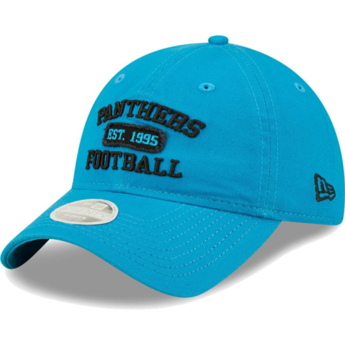 Womens New Era Blue Carolina Panthers Formed 9TWENTY Adjustable Hat