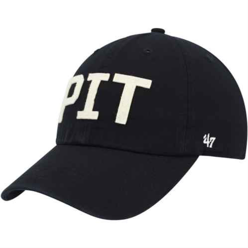 Unbranded Womens 47 Black Pittsburgh Steelers Finley Clean Up Adjustable Hat