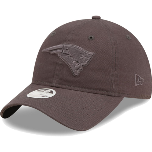 Womens New Era Graphite New England Patriots Core Classic 2.0 Tonal 9TWENTY Adjustable Hat