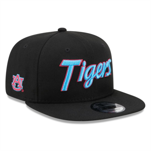 Mens New Era Black Auburn Tigers Vice Undervisor 9FIFTY Snapback Hat