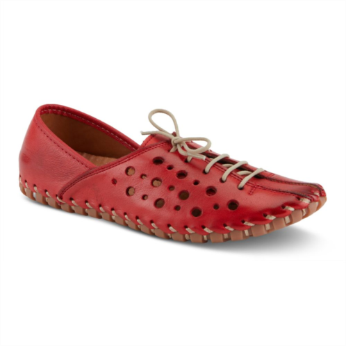 Spring Step Moonwalk Womens Leather Loafers