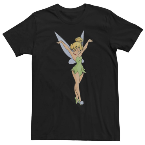 Licensed Character Big & Tall Disneys Tinker Bell Arms Up Mirror Dance Tee