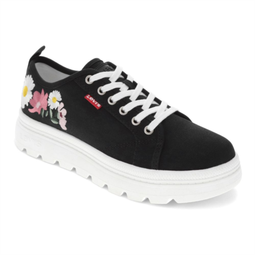 Levis Hope Womens Embroidered Casual Sneakers