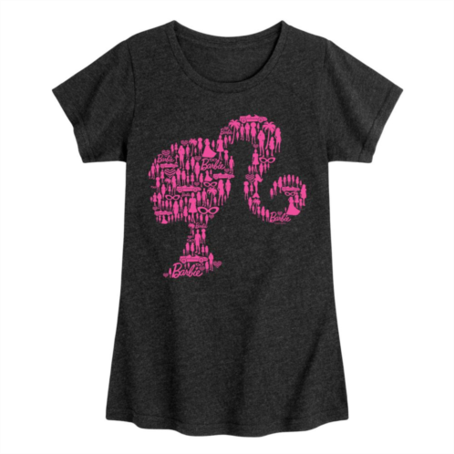 Girls 7-16 Barbie Lifestyle Silhouette Fill Graphic Tee