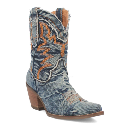 Dingo Yall Need Dolly Womens Denim Cowboy Boots