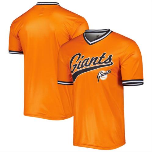 Mens Stitches Orange San Francisco Giants Cooperstown Collection Team Jersey