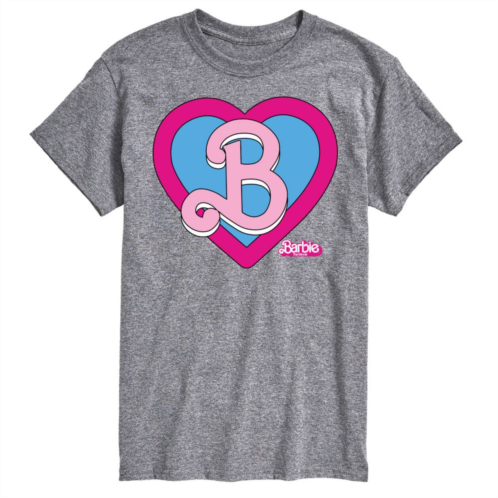 Big & Tall Barbie The Movie Theatrical Heart Crest Graphic Tee