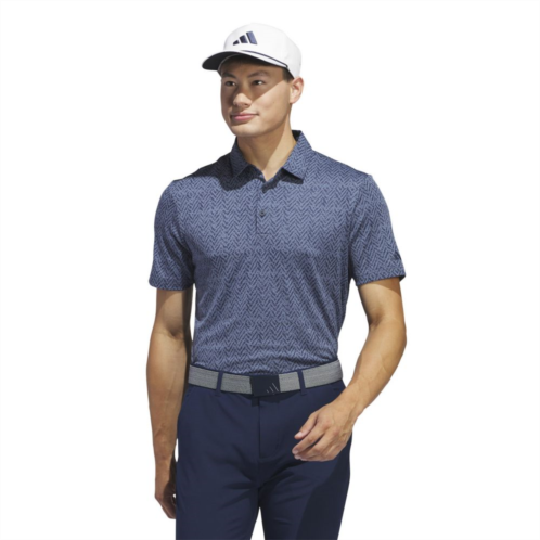 Mens adidas Ultimate365 Jacquard Golf Polo Shirt