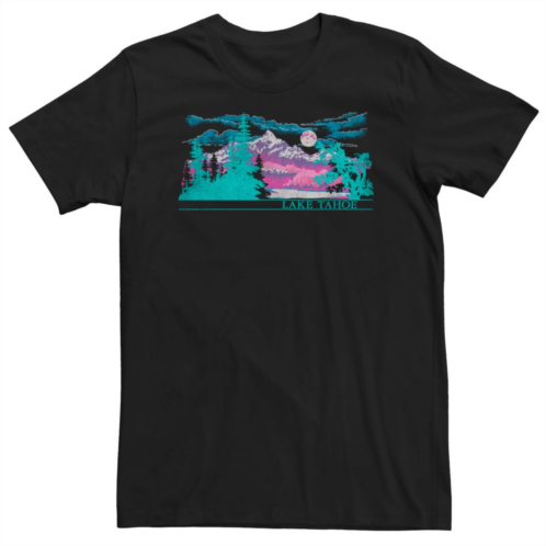 Licensed Character Big & Tall Lake Tahoe Forest Scenery Graphic Tee