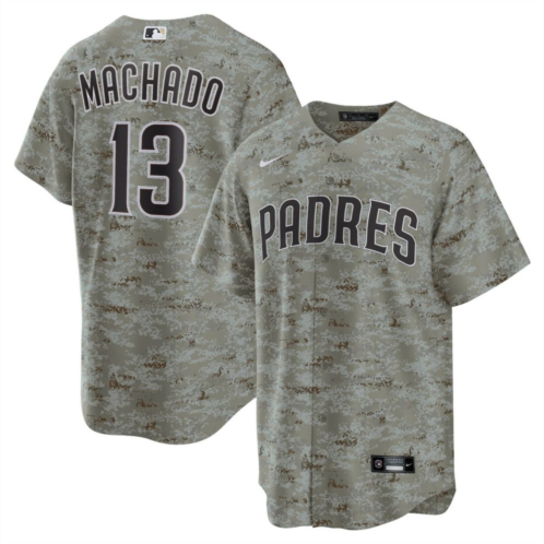 Mens Nike Manny Machado Camo San Diego Padres USMC Alternate Replica Player Jersey