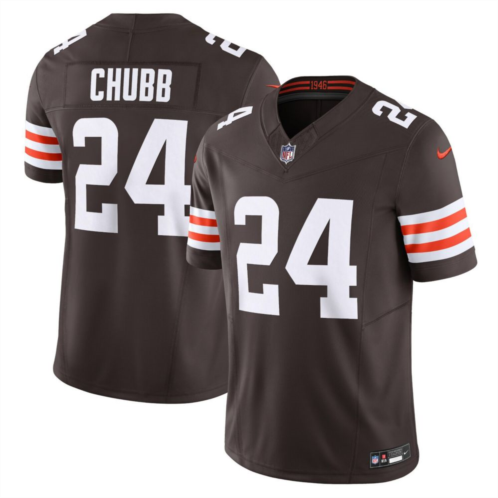 Mens Nike Nick Chubb Brown Cleveland Browns Vapor F.U.S.E. Limited Jersey