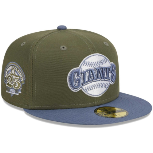 Mens New Era Olive/Blue San Francisco Giants 59FIFTY Fitted Hat