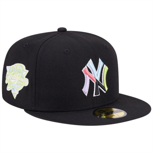 Mens New Era Black New York Yankees Multi-Color Pack 59FIFTY Fitted Hat