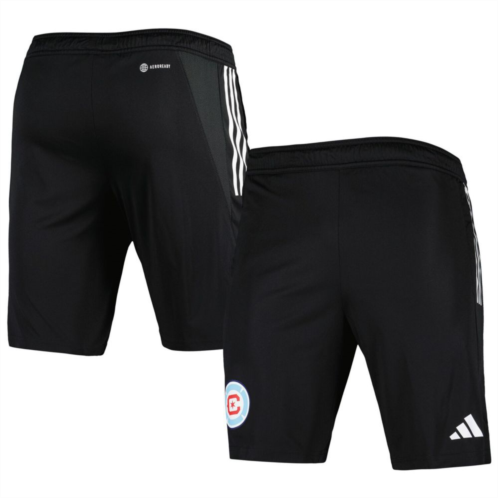 Mens adidas Black Chicago Fire 2023 On-Field AEROREADY Training Shorts