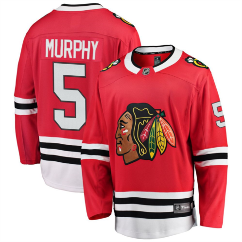 Mens Fanatics Branded Connor Murphy Red Chicago Blackhawks Breakaway Player Jersey