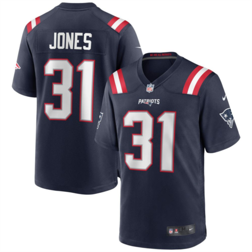 Mens Nike Jonathan Jones Navy New England Patriots Game Jersey