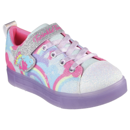Skechers Twinkle Toes: Twinkle Sparks Ice 2.0 Shimmering Sky Little Kid Girls Light-Up Shoes
