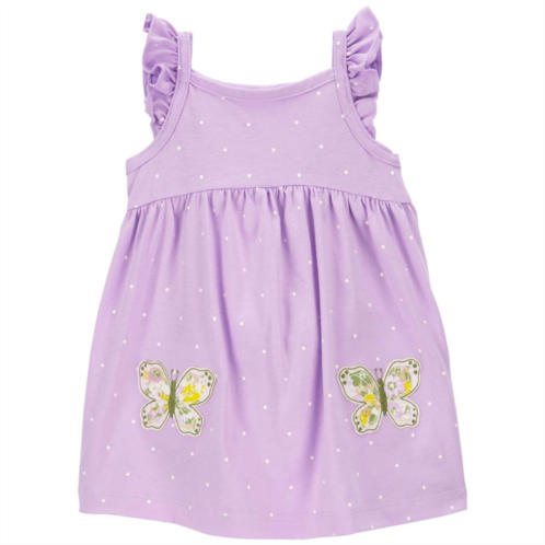Baby Girl Carters Butterfly Flutter Dress