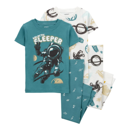 Baby & Toddler Boy Carters 4 pc Astronaut Tops & Bottoms Pajamas Set