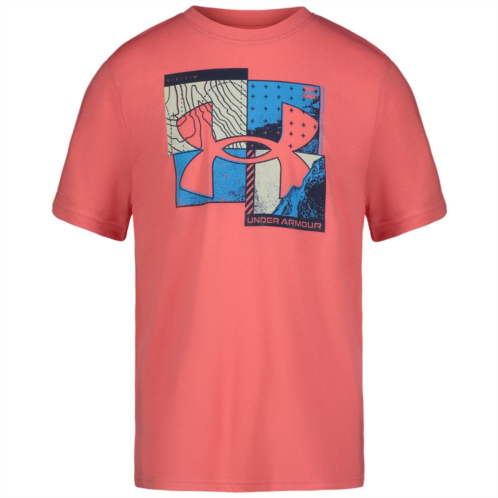Boys 8-20 Under Armour Outdoor Geodetic Logo Short Sleeve Graphic Tee