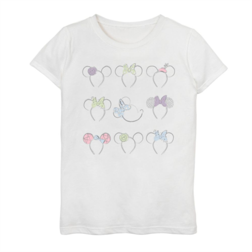 Licensed Character Disneys Minnie Mouse Girls Color Ears Headbands Tee
