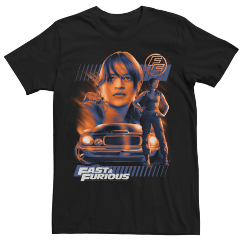 Licensed Character Mens Fast & Furious Courageous Letty Graphic Tee